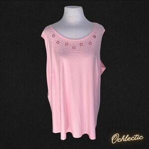 Pink Maggie Sweet top with rhinestone embellishments